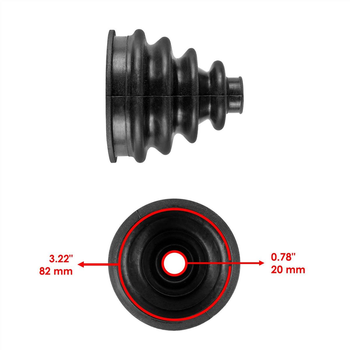 CV Boot Kit Rear Inner Outer for John Deere XUV620i XUV625i (2016–2020)