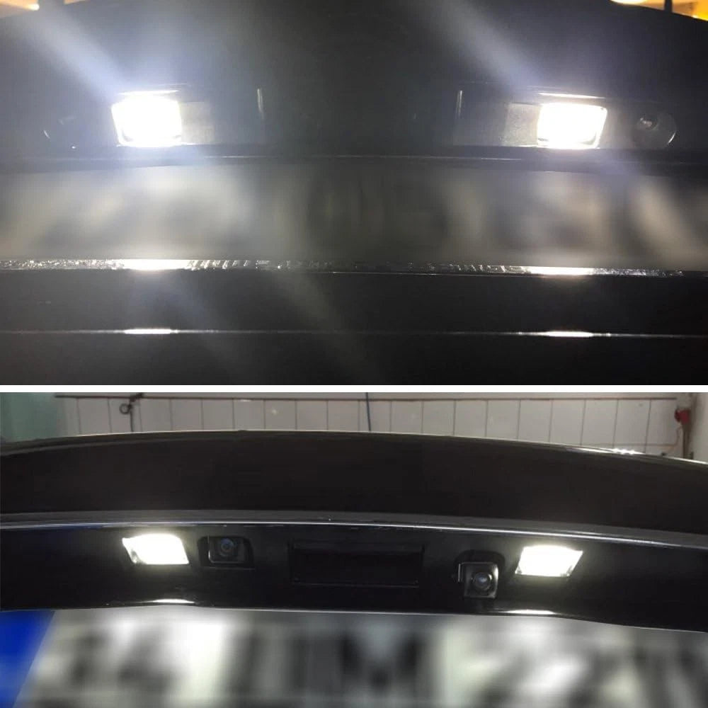 2Pcs Number Plate Lights for Mercedes Benz W177 W176 W166 X166 X218 S204