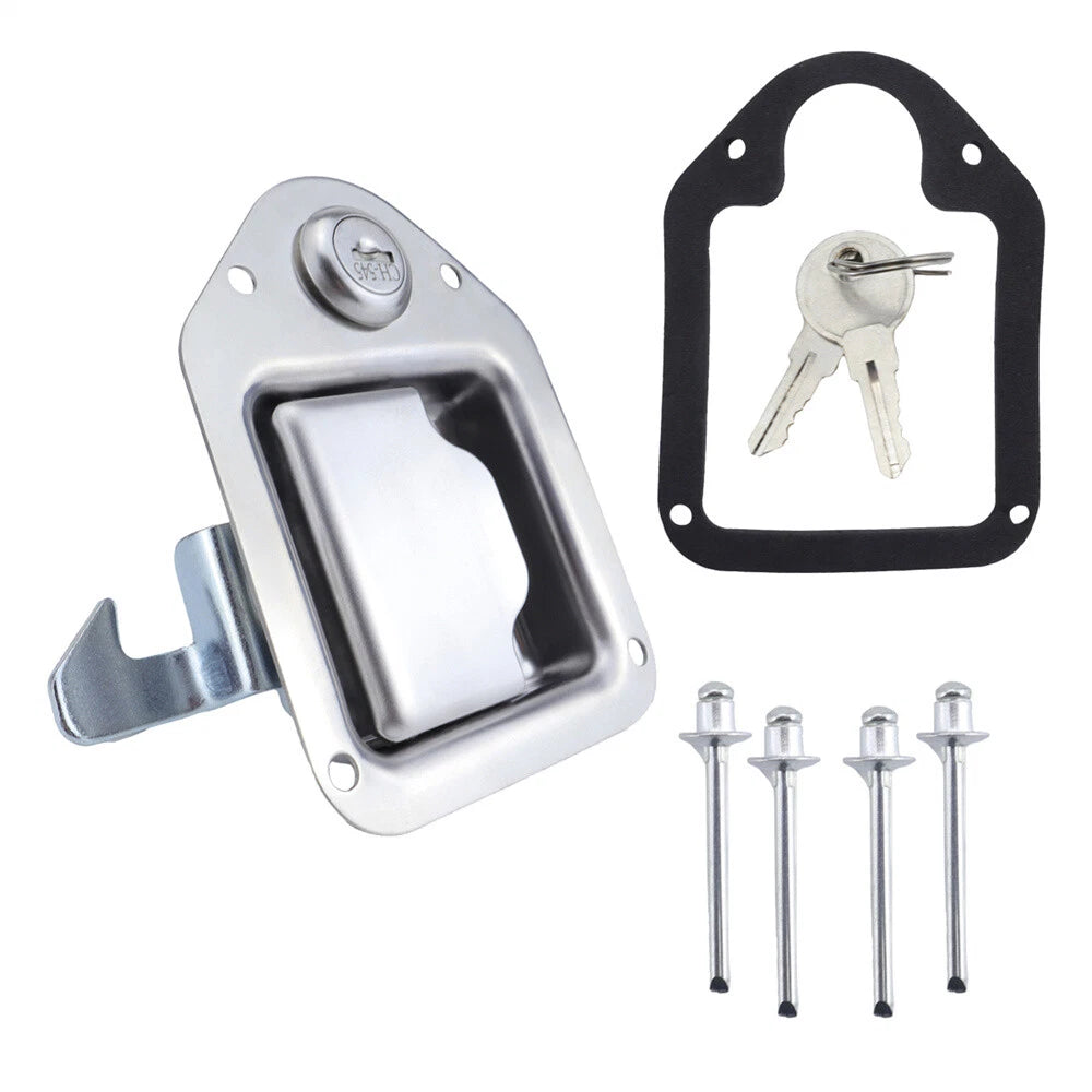 Tool Box Latch with 2 Keys for Truck RV Trailer UTV ATV