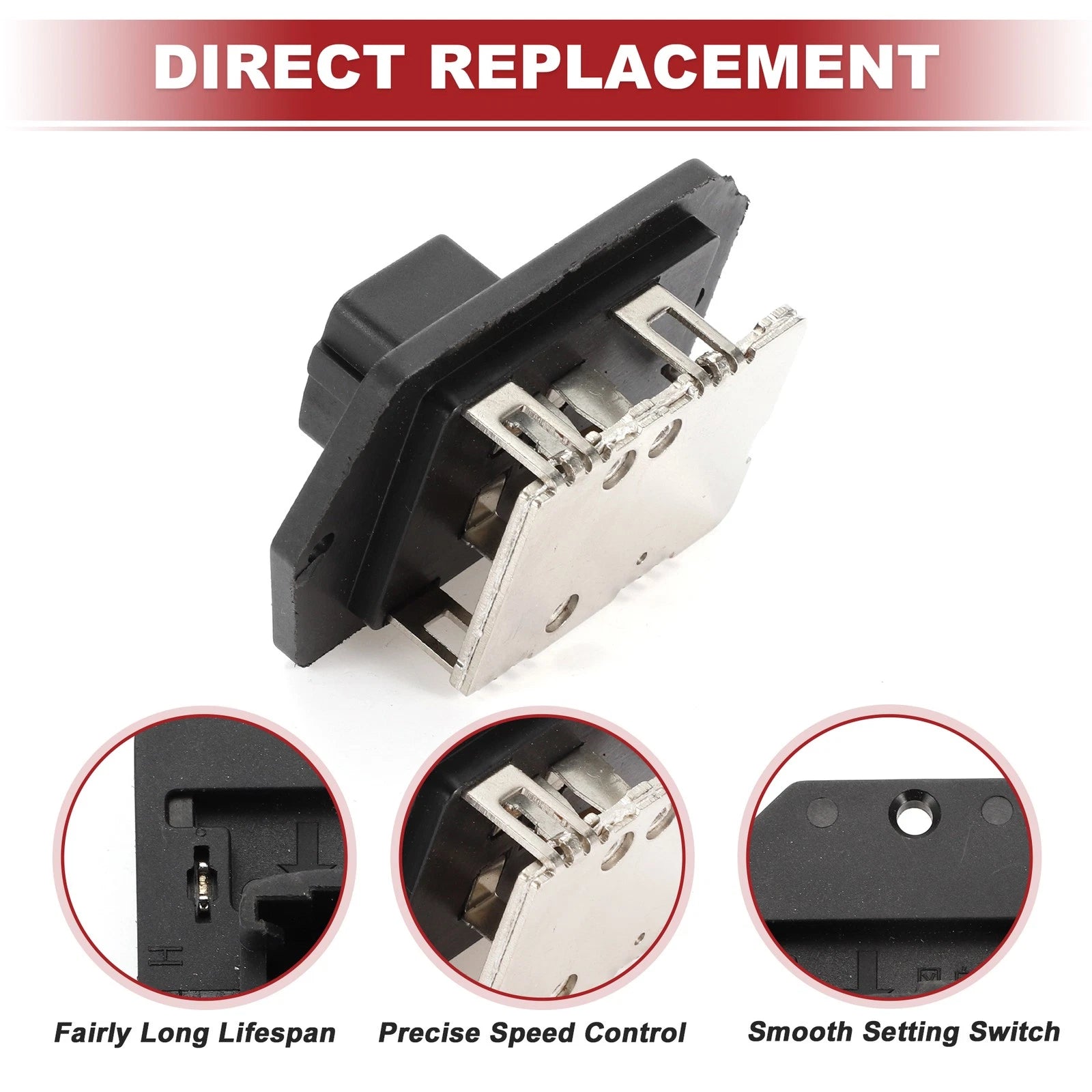 HVAC Blower Motor Resistor Replacement for Toyota Highlander (2001–2003)