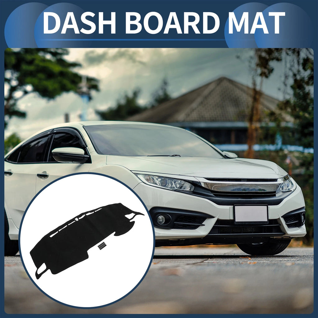 Dashboard Dash Cover Mat Replacement for Honda Civic R FK7 (2017–2024) Black