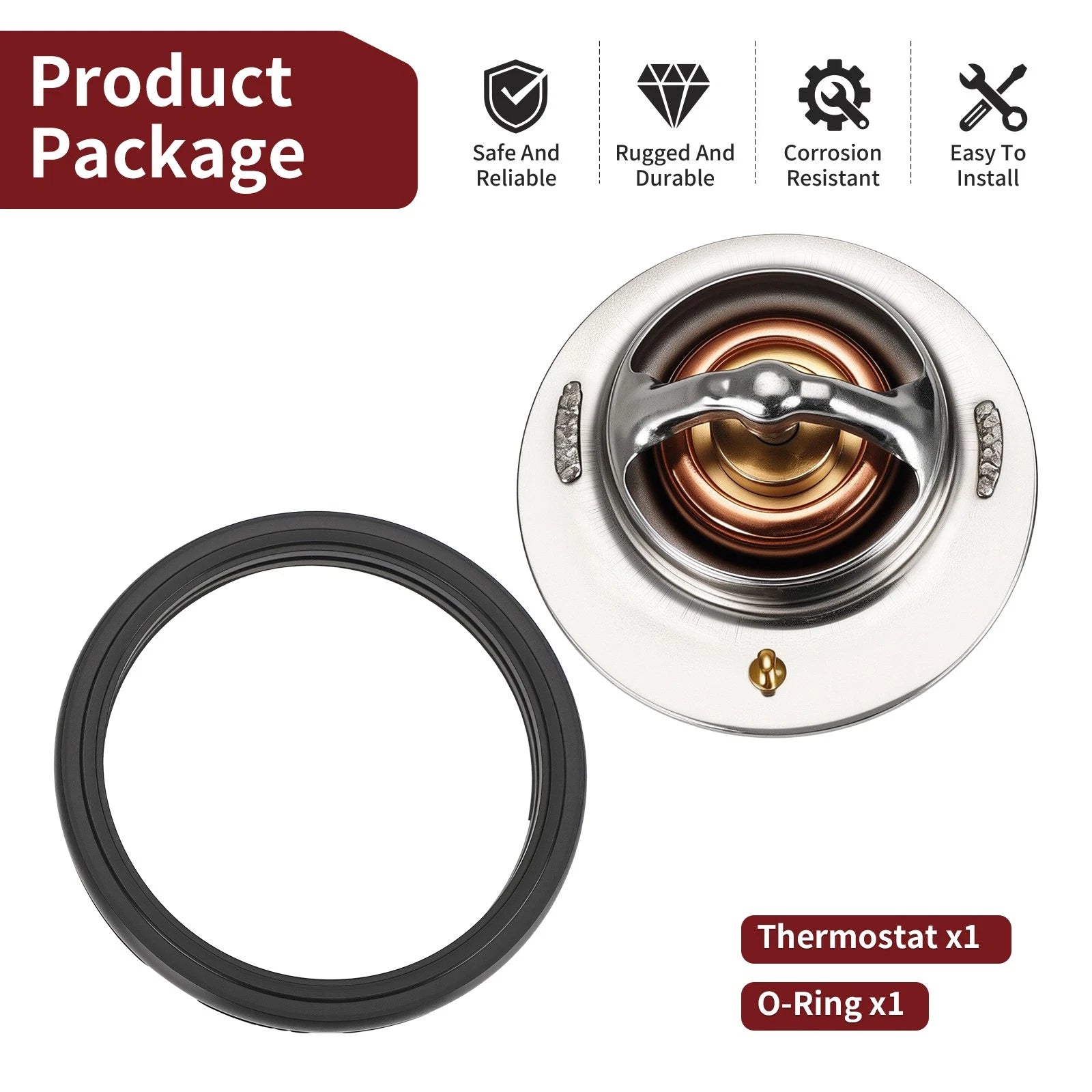 Thermostat 49054-0008 for Kawasaki KAF1000 Mule PRODX PRODXT (2016–2024)