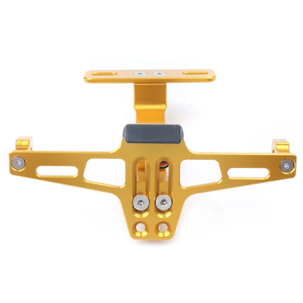 CNC Gold License Plate Holder Bracket for Yamaha Ducati Suzuki