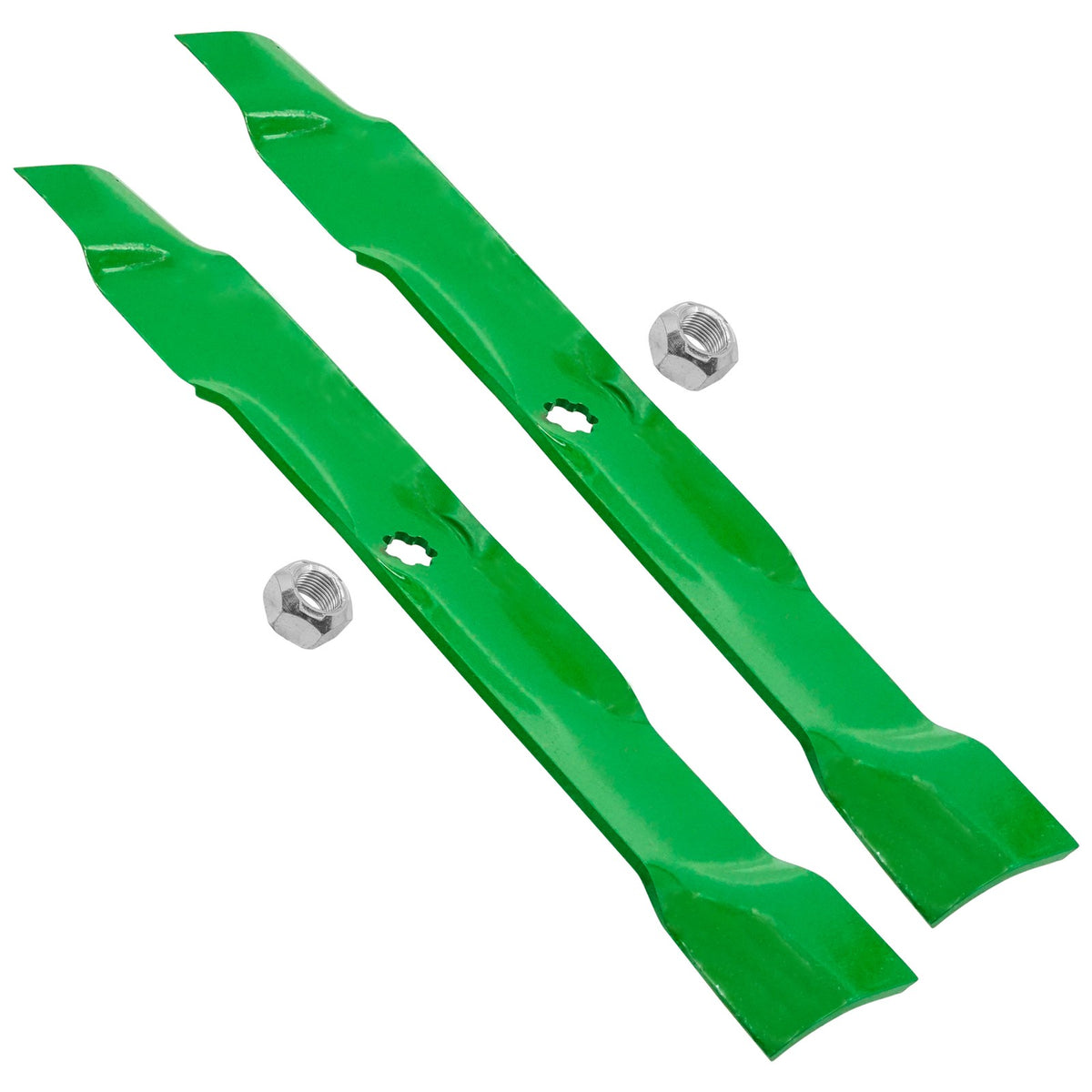 Deck Blade and Nut Replacement for John Deere X300 X304 X310 X320 (2013–2018)