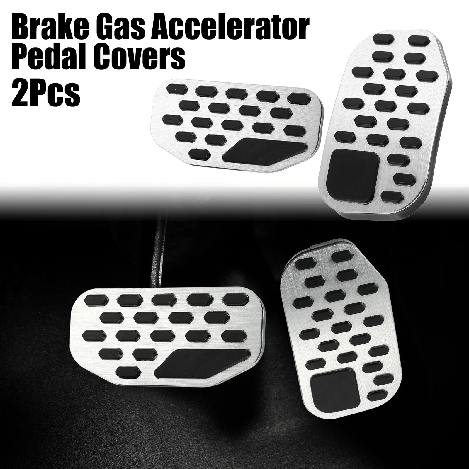 2 Pcs Accelerator Pedal Covers OEM Replacement for Ford F150 (2022–2023)