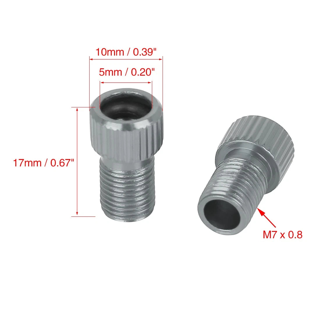 Bike Valve Adapter 10 Pack for American Presta Schrader Tire Pump