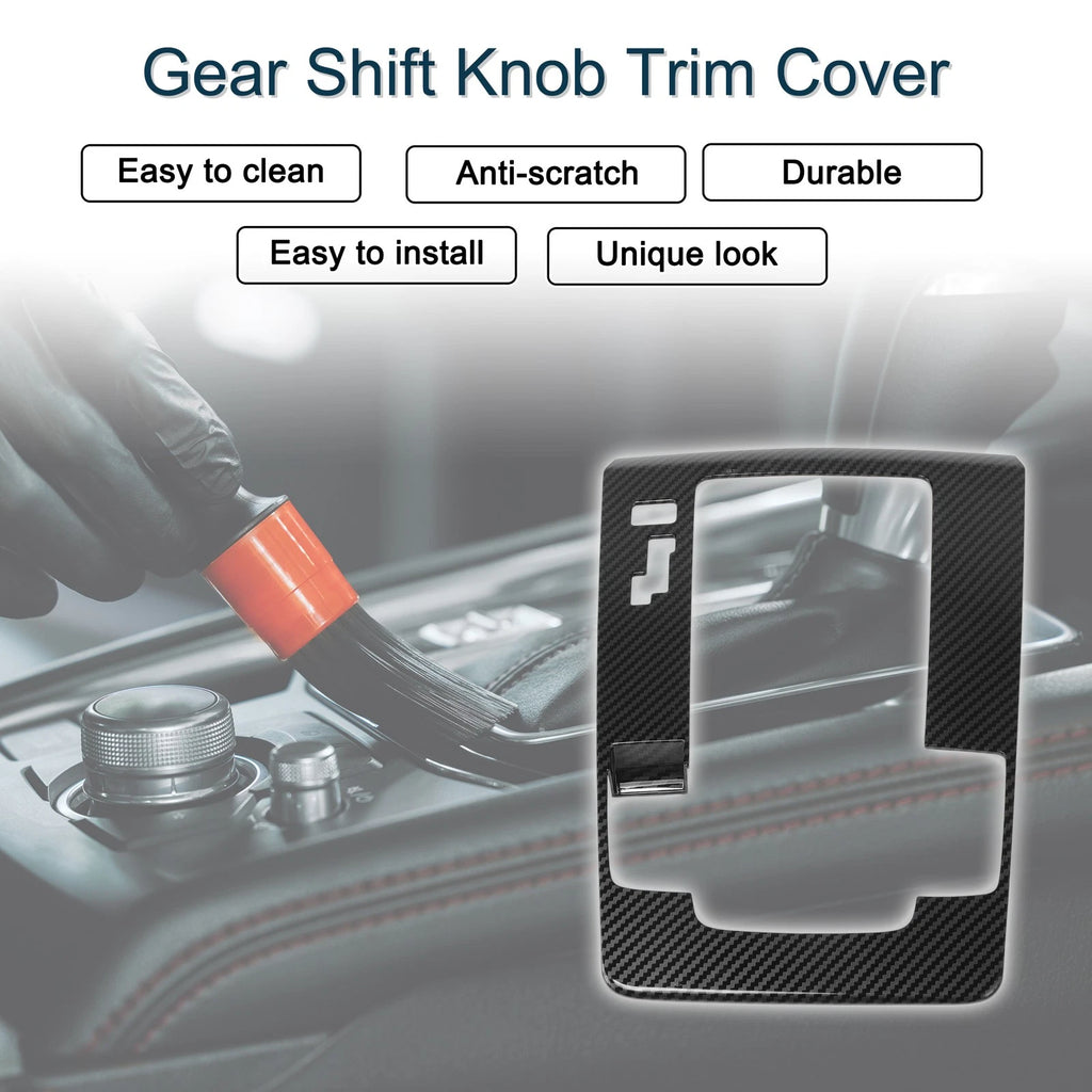 Gear Shift Knob Sticker Replacement for Mazda 3 Axela (2019–2025) Black