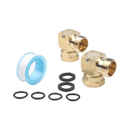 90 Degree Garden Hose Swivel Elbow Connector for Garden Hose (N/A)
