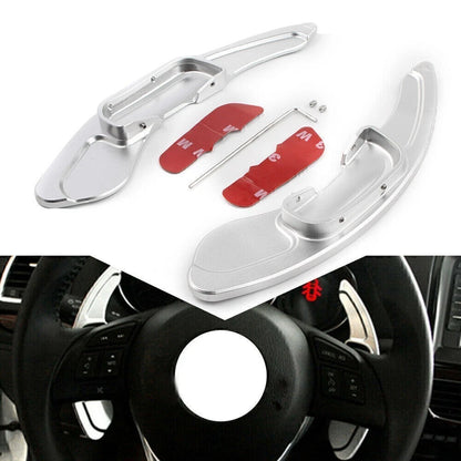 Steering Wheel Shift Paddle Shifter Trim Cover for Mazda 3 6 CX-4 (2014–2020)