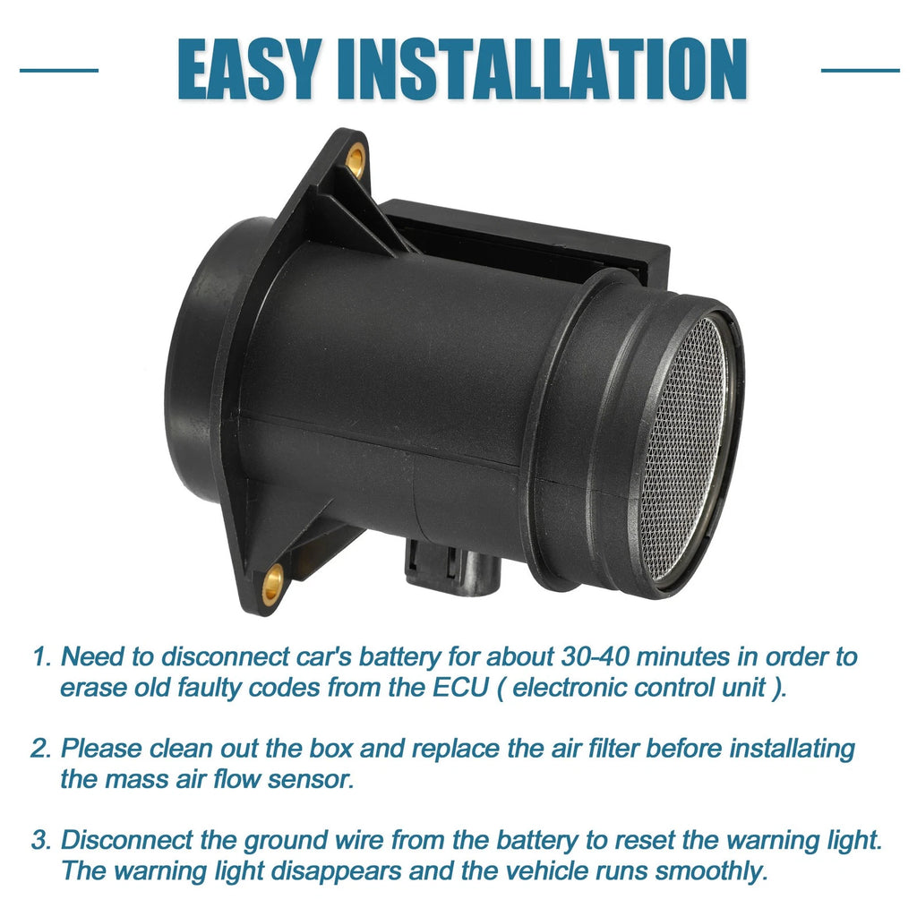 Mass Air Flow Meter MAF Sensor for VW Passat Jetta 1.9TDI (1996–1997)