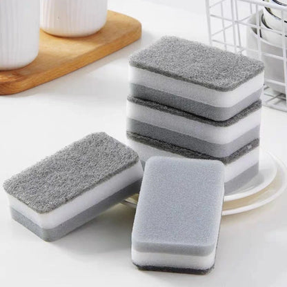5PCS Scouring Pad and Cleaning Cloth for Efficient Kitchen Cleaning