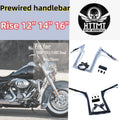 Handlebar with Heated Grip Wire for Harley Road King FLHRC (2008–2013)