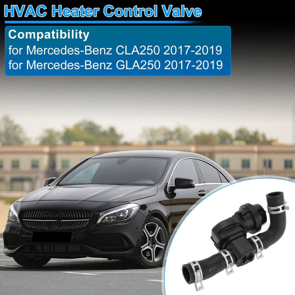 Engine Coolant Shut Off Valve Replacement for Mercedes-Benz CLA250 (2017–2019)