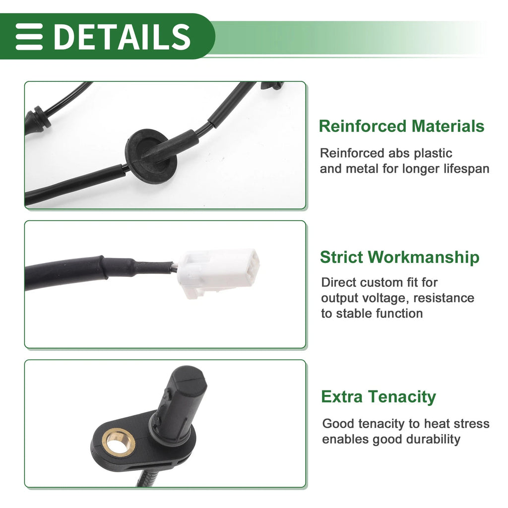 ABS Wheel Speed Sensor Replacement for Hyundai Elantra Front (2013–2014)
