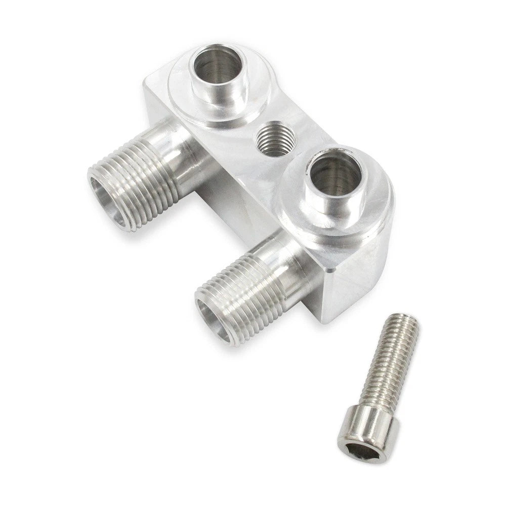 AC Compressor Adapter w/ Screw Fitting CNC Machined Aluminum Fit for LSX LS1