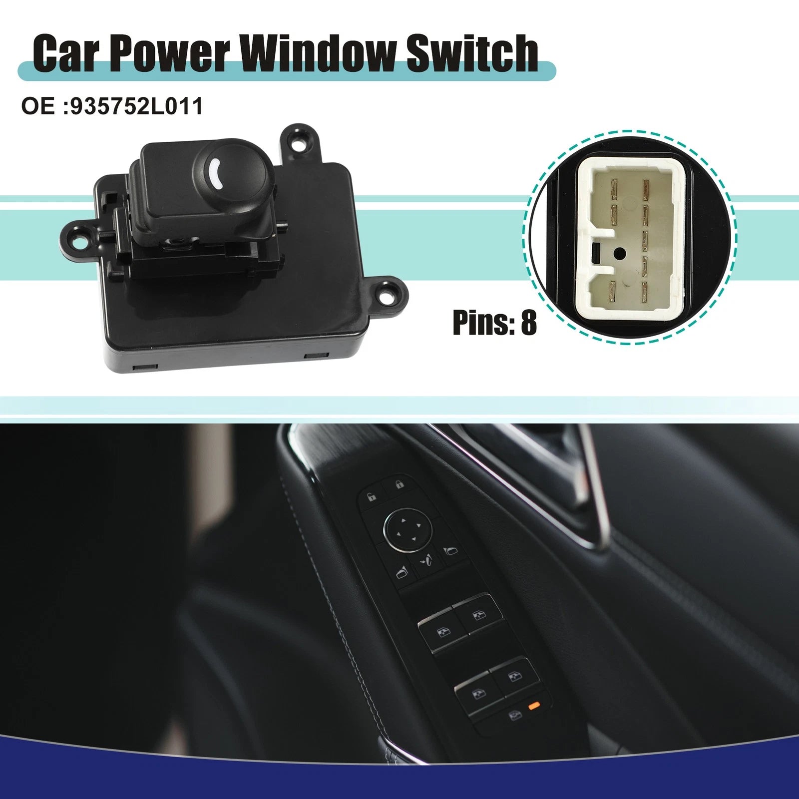 Master Power Window Switch Right Left Side for Hyundai i30 i30cw (2008–2015)