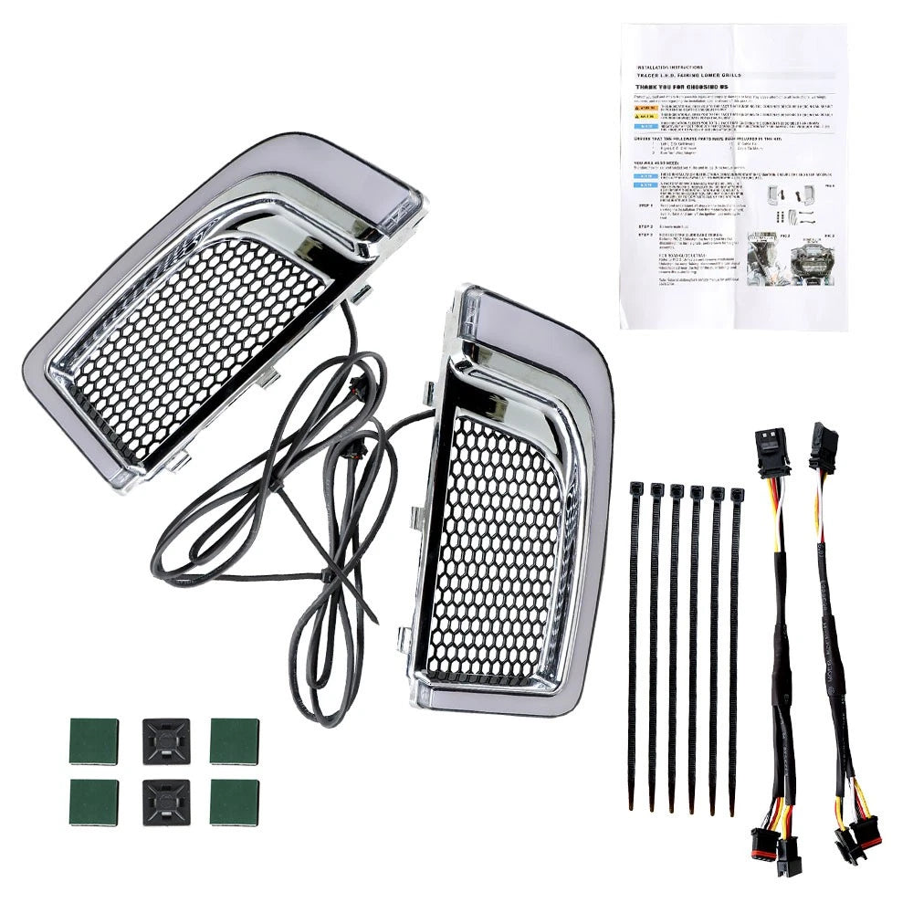 LED Fairing Lower Grill Turn Signal Running Light for CVO Limited FLHTKSE (2015–2021)