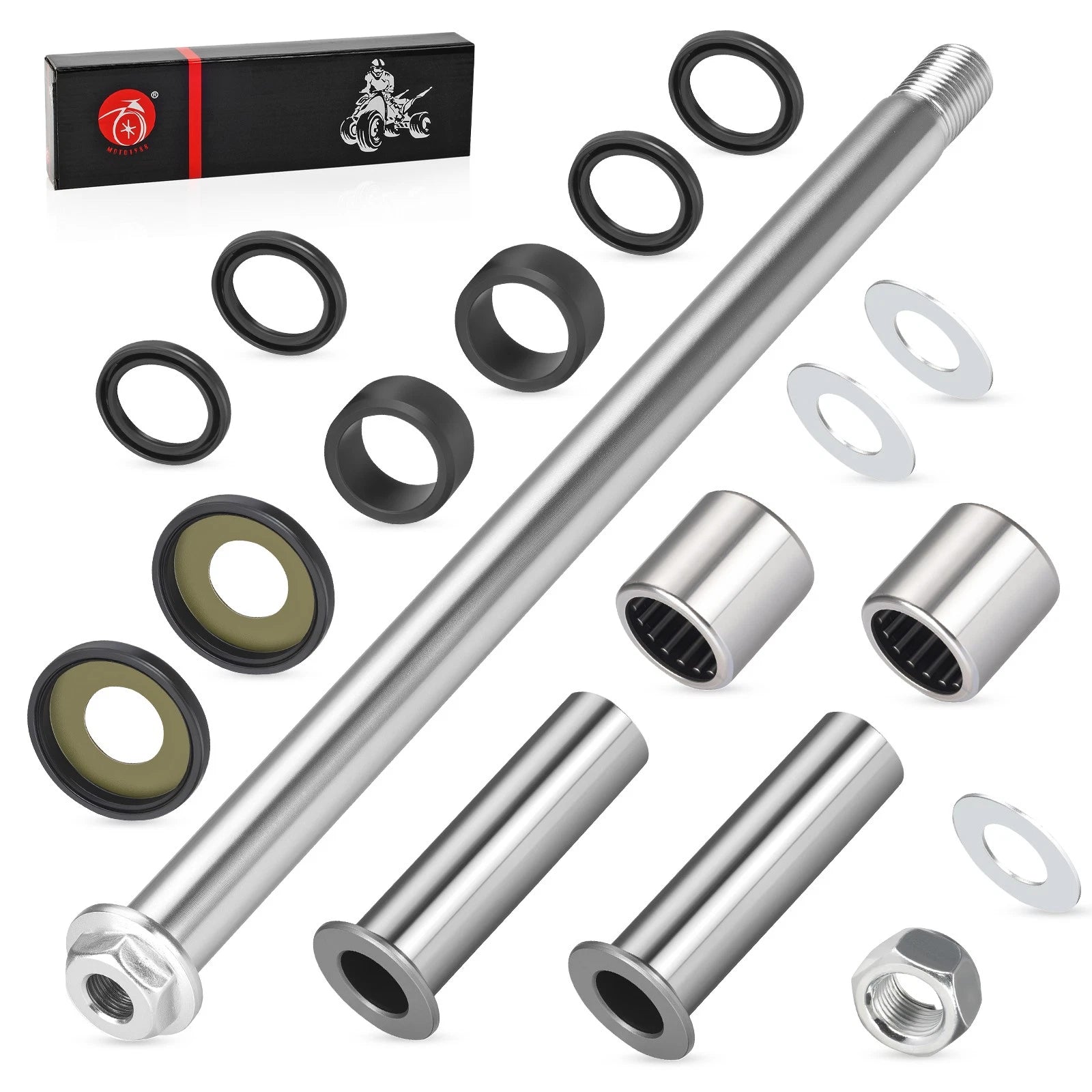 Swing Arm Bearing Seal Pivot Bolt for Suzuki LTZ400 LTZ400Z (2003–2014)