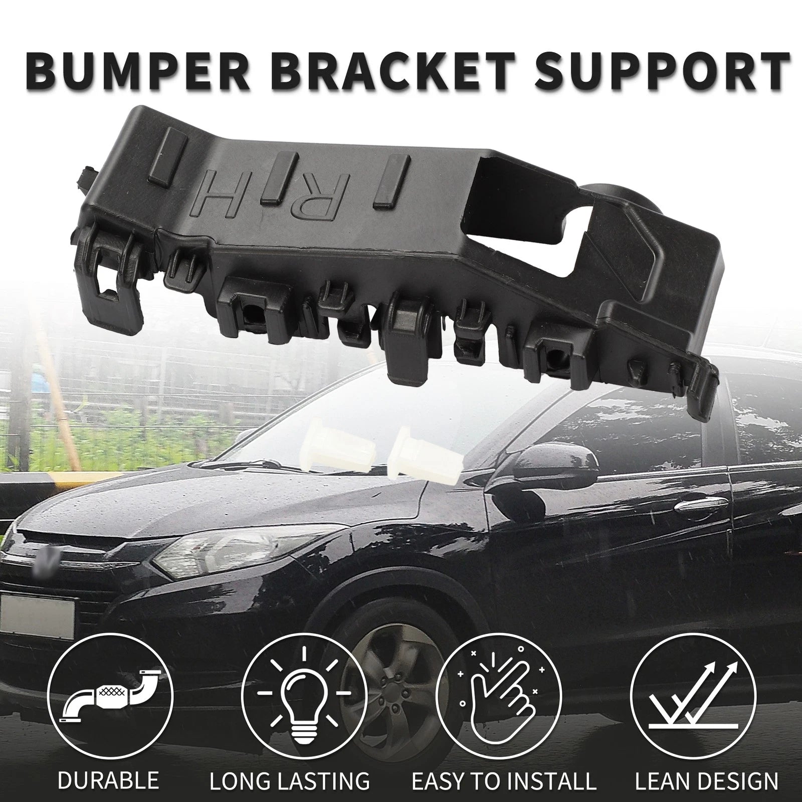 Right Front Bumper Retainer Bracket Replacement for Hyundai Tucson (2016–2021)