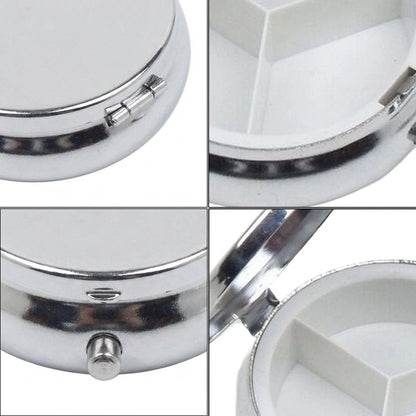 Practical Pill Box Tablet Case Container Holder Medicine Box Metal