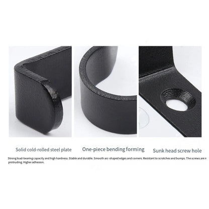 Metal Wall Hook 10kg Capacity 92x40mm for Home Office Bathroom