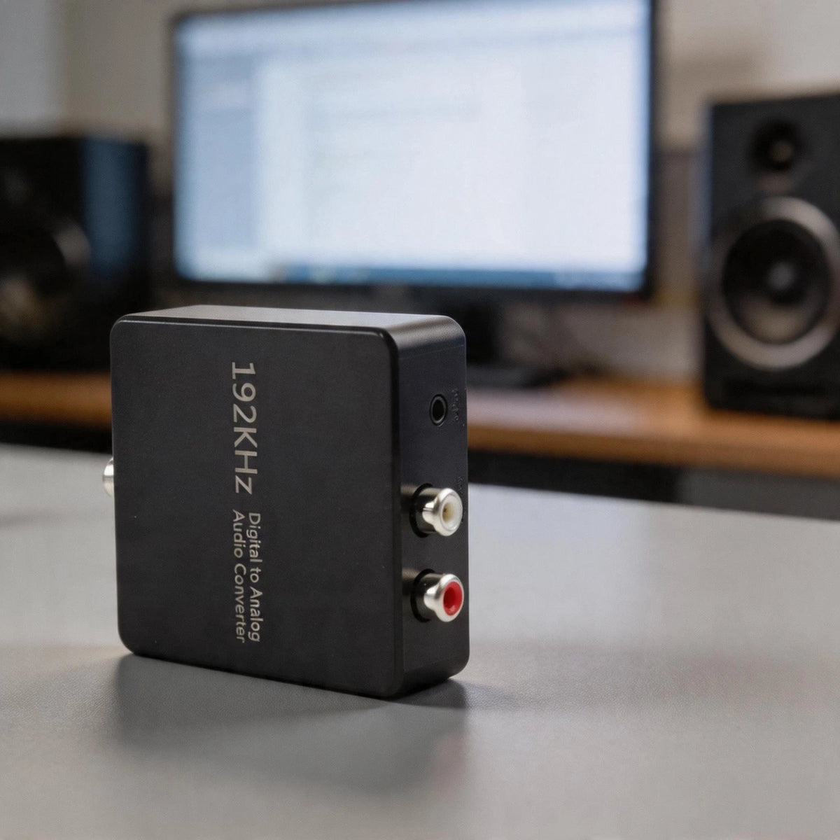 SPDIF to 3.5mm Audio Converter Adapter for Amplifiers Speakers HDTV