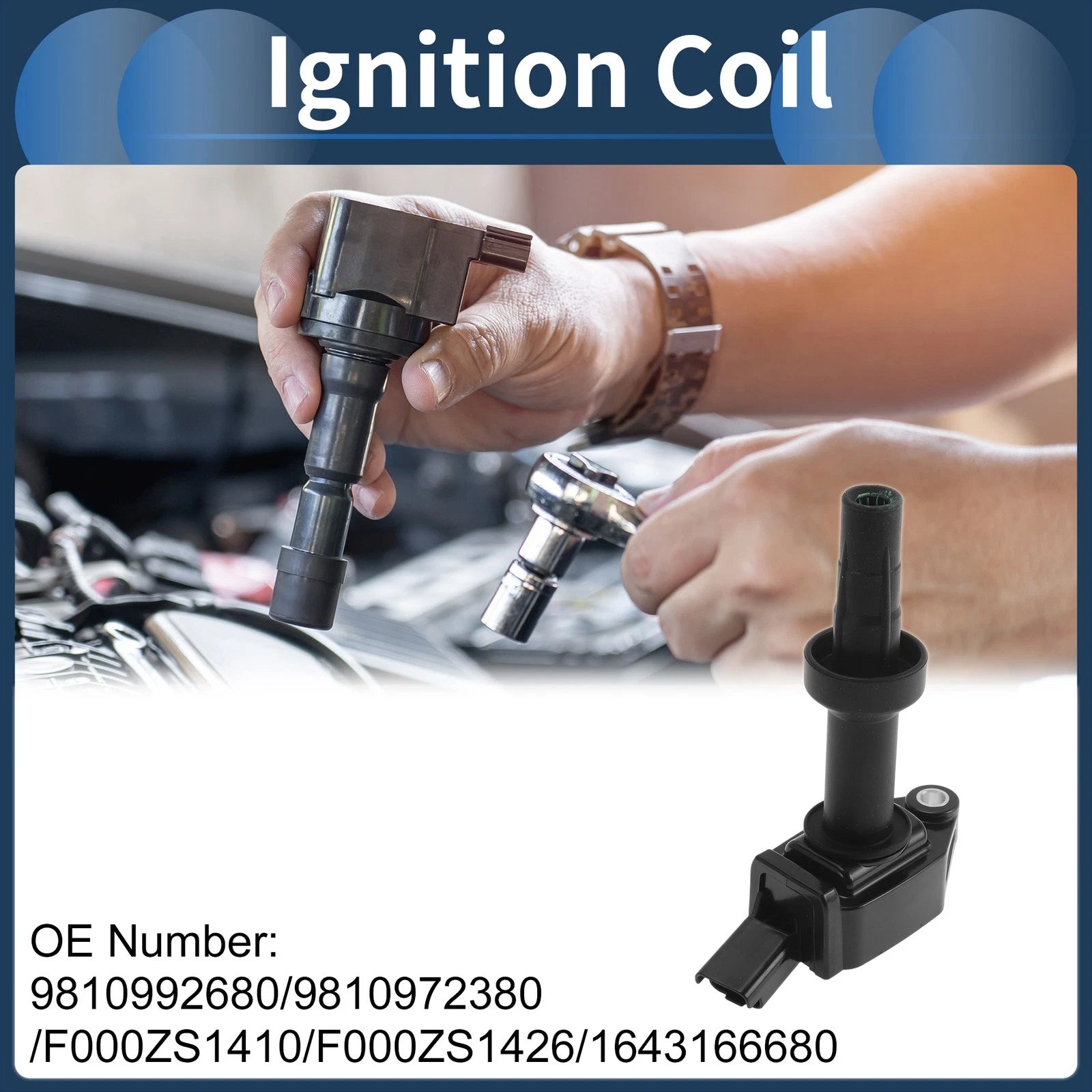 Ignition Coil Pack No. 9810992680 for Citroen C3 (2012–2021)