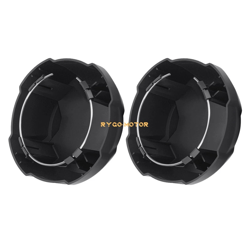 2X Front Matte Black Rim Caps for Polaris Ranger SP 570 (2022–2024) #1525243-458