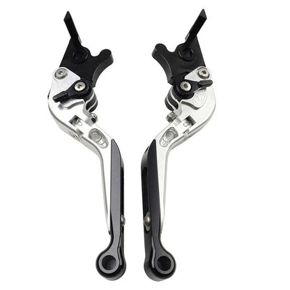 CNC Folding Extendable Brake Clutch Levers for Yamaha YZF R1 (2009–2014) Silver