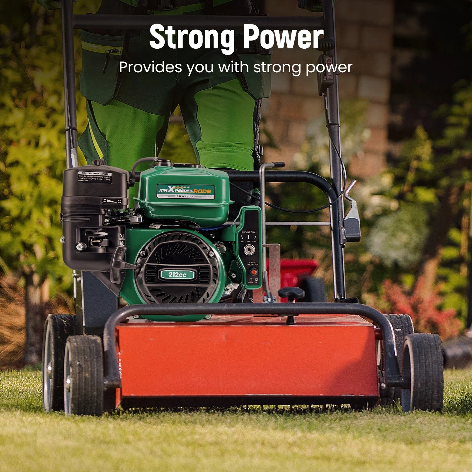 212cc 4-Stroke Gas Engine Motor for Pressure Washers (Electric Start)