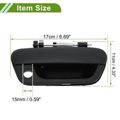 Exterior Door Handle for Chevrolet Spark (2013–2016) No.95227860 Black Front Right