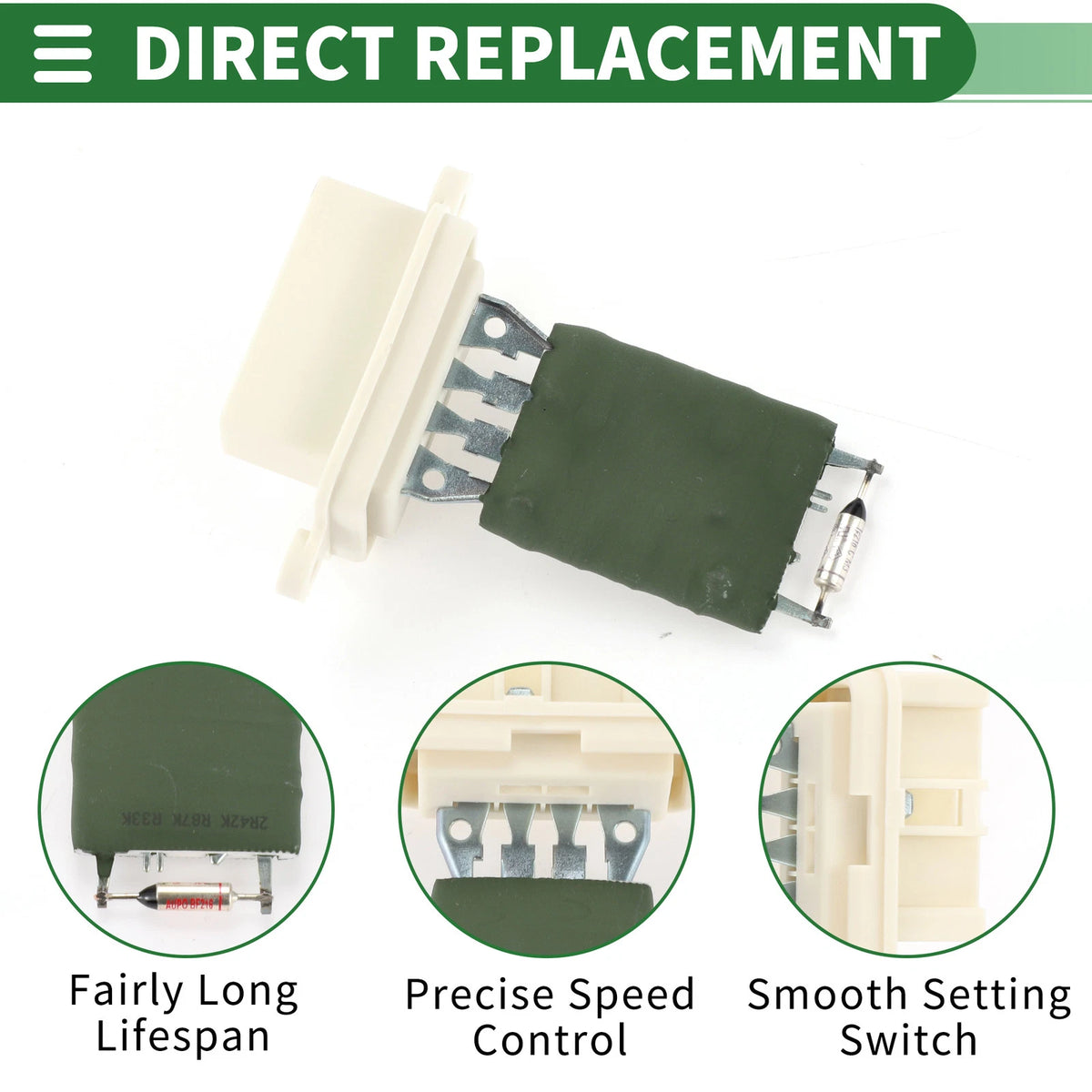 HVAC Blower Motor Resistor No. 13124714 for Vauxhall Meriva A (2003–2012)