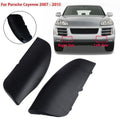 2Pcs Bumper Tow Hook Cover for - Plastic Black