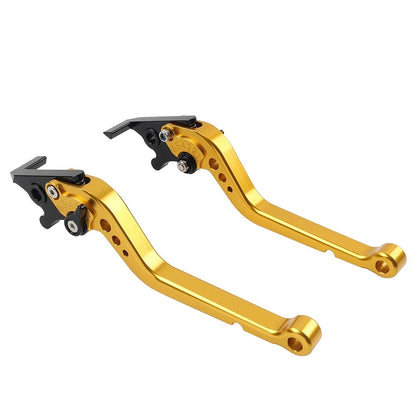 Gold CNC Adjustable Brake Clutch Levers for Suzuki SV650 (1999–2009)