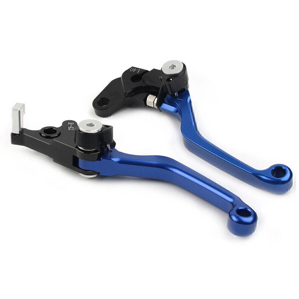 CNC Pivot Clutch Brake Levers for Suzuki DRZ400S/SM/E (2000–2022) - Blue