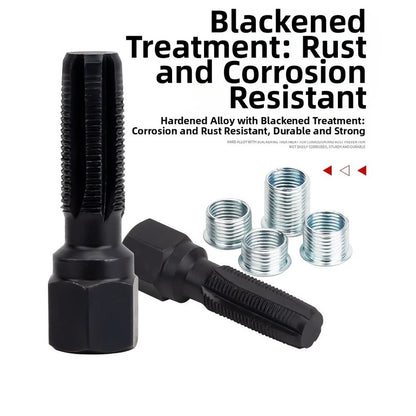 Re-thread Tap for Thread Repair Tasks (Enhanced Longevity, High Carbon Steel)