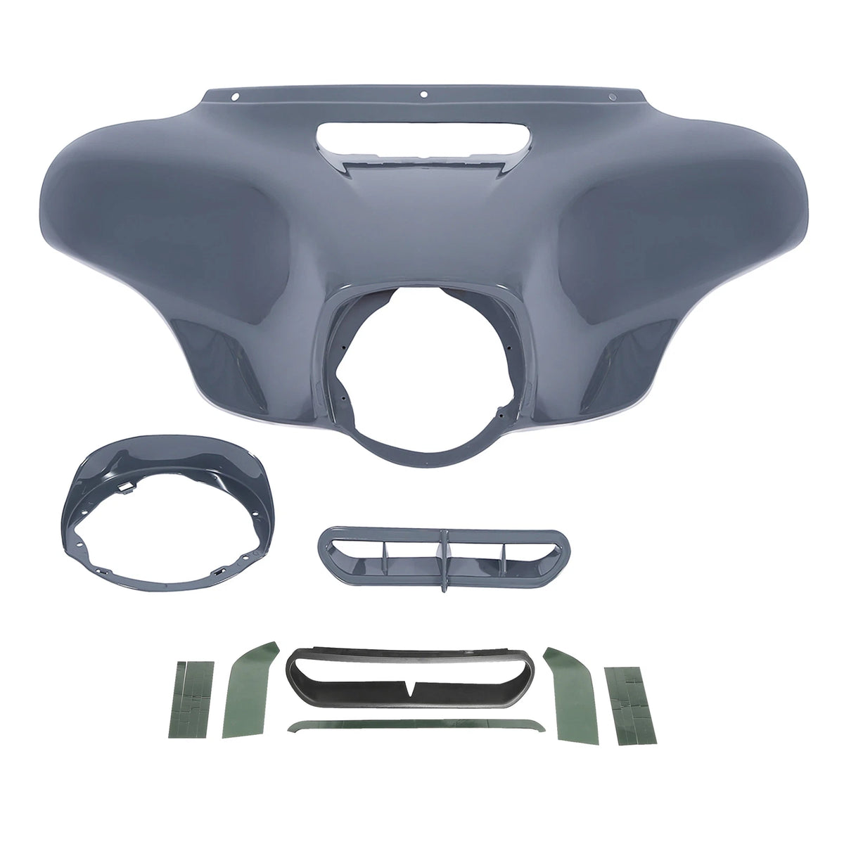 Outer Batwing Fairing for Harley CVO Street Glide (2014–2023) 18 Gunship Gray