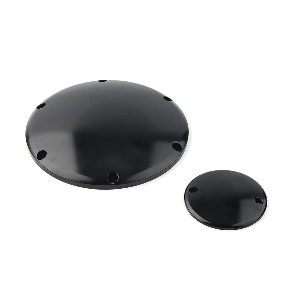 Black Derby Timer Timing Clutch Cover for Harley Sportster XL1200 (2004–2023)