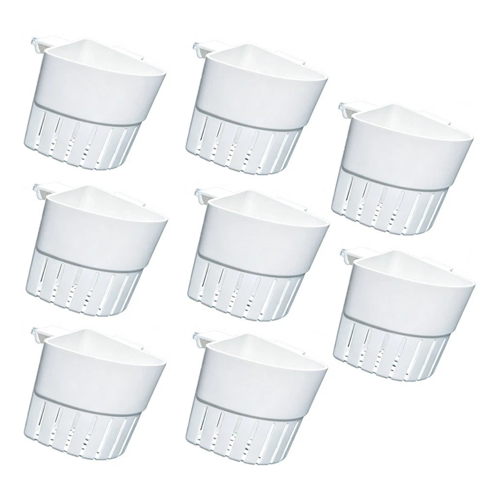 Aquarium Corner Plant Pot for Underwater Flower Display