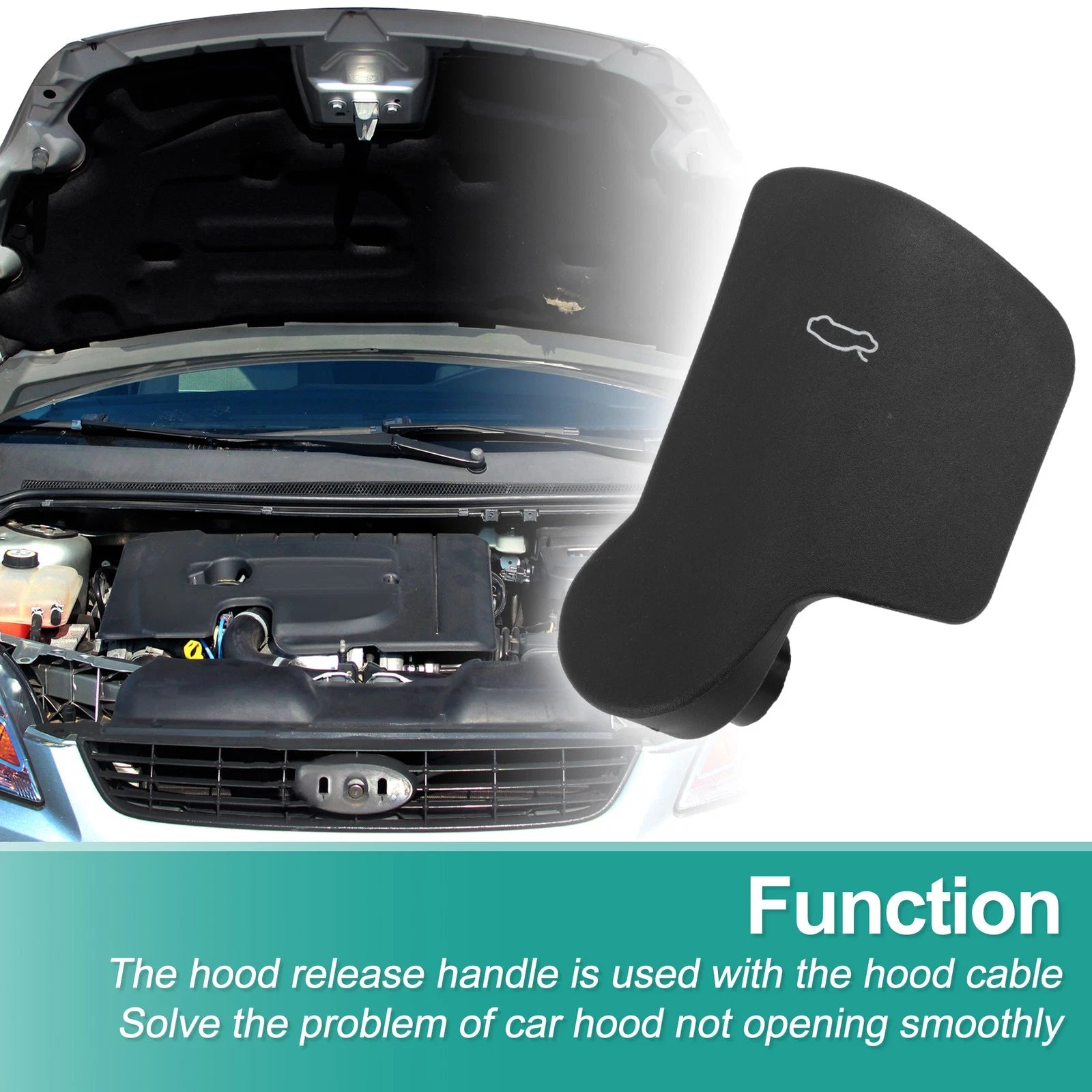 Hood Latch Release Handle Replacement for Audi A4 S4 Quattro (2008–2015)