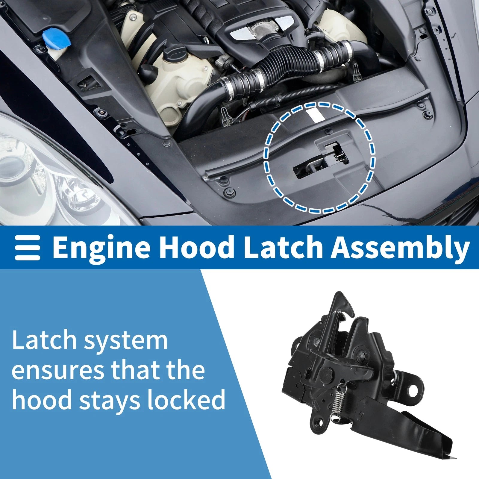 Hood Latch Assembly OEM Replacement for Toyota Avalon 2005–2010