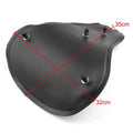 Black Leather Solo Slim Seat for Harley Bobber Chopper (UK)