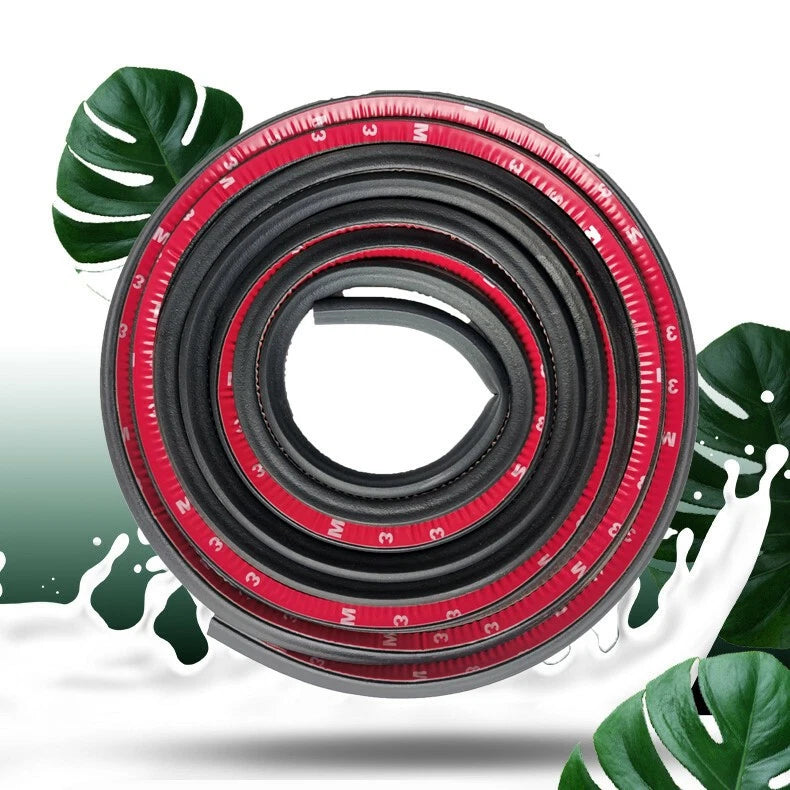 10M Universal Car Rubber L Shape Dual Layer Seal Strip For Car Door Hood Trunk