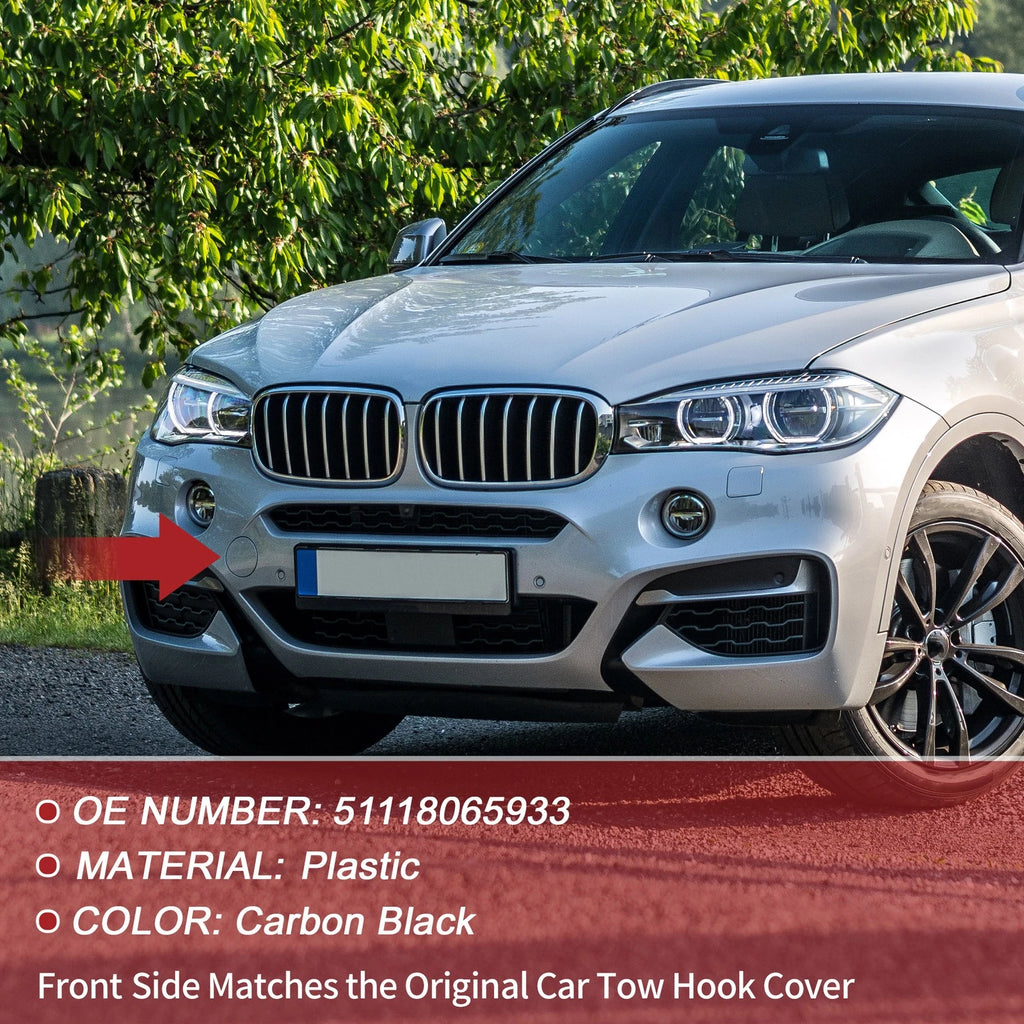 Front Tow Cover Cap Replacement for BMW X6 F16 M Sport (2015–2019)
