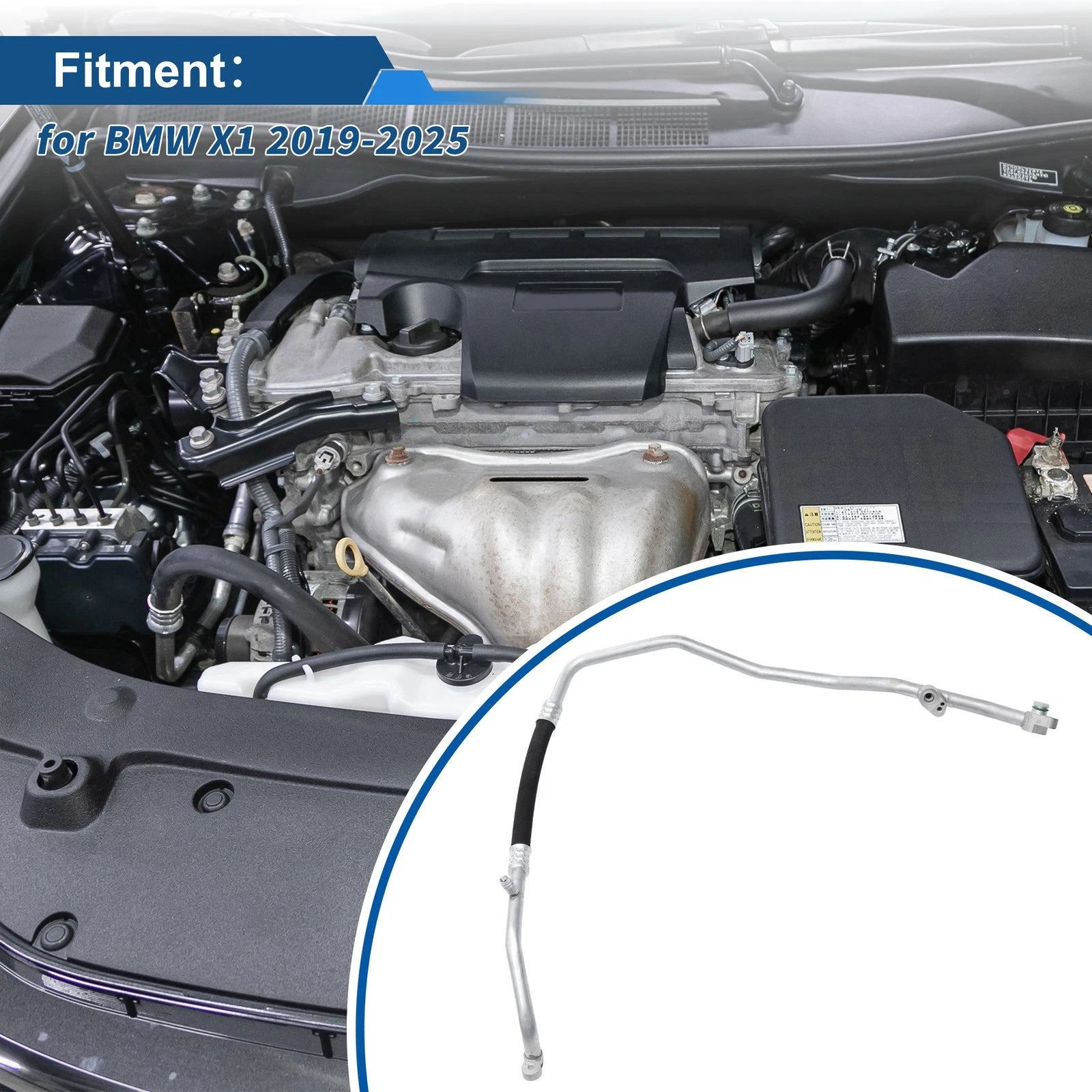 A/C Refrigerant Liquid Hose OEM Replacement for BMW X1 (2019–2025)