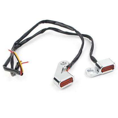 LED Turn Signal Light Handlebar Blinker Indicator Lamp For Harley Sportster
