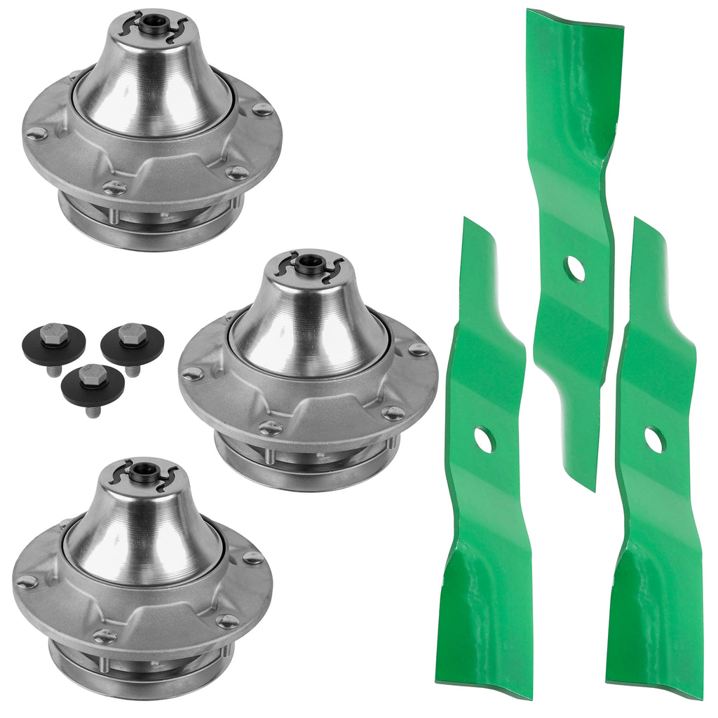 Deck Spindle and Blade Replacement for John Deere F620 F680 F687 (2013–2016)
