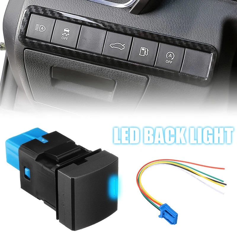 LED Dashboard Push Button Switch for Toyota Camry RAV4 Corolla 4Runner C-HR