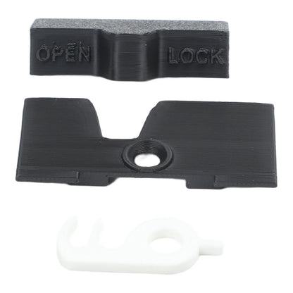 3 Piece Door Lock Backplate for Dometic Fridge RV Campervan Applications