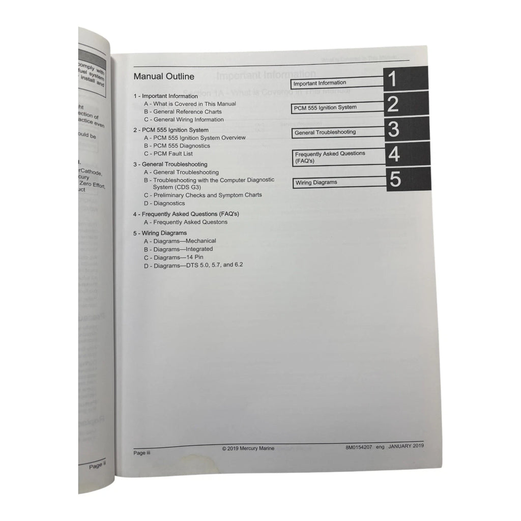 PCM 555 Service Manual #33 for Mercury (2019)